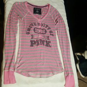 ☆PINK☆ LONG SLEEVE WOMENS SHIRT